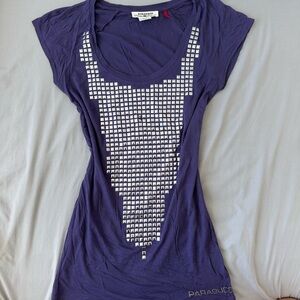 Vintage Parasuco Purple Women's Top Tee